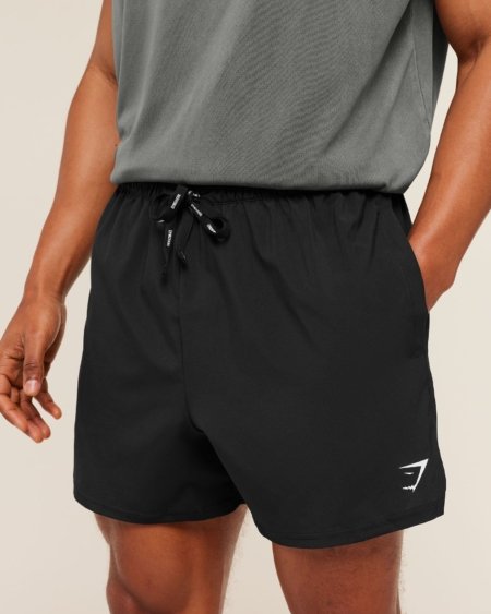 Gymshark Train 5 Shorts Black Maroc — 100% authentique