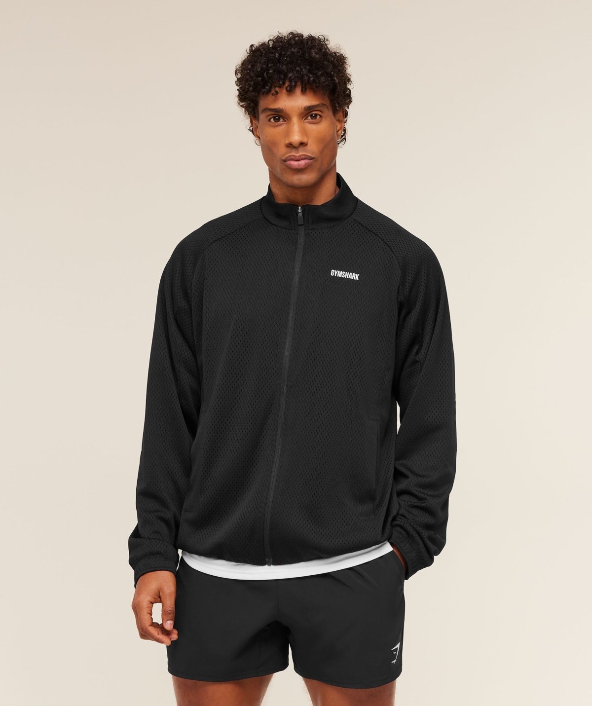 Gymshark Train Zip Through Jacket Black Maroc — 100% authentique
