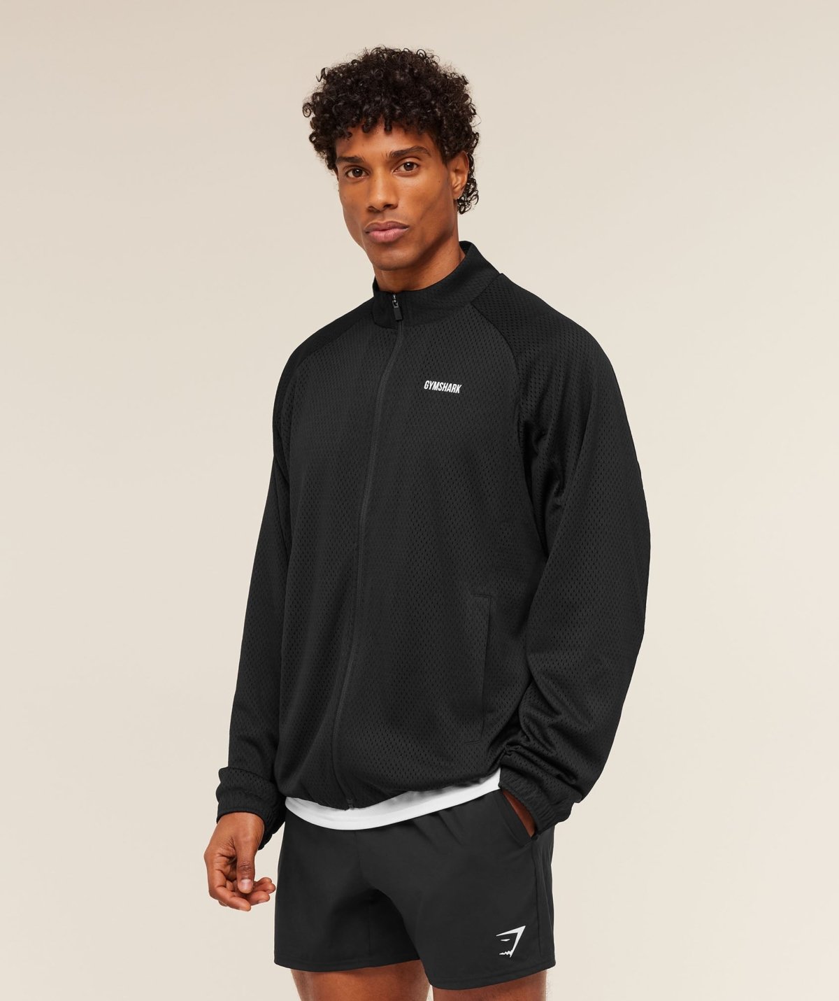 Gymshark Train Zip Through Jacket Black Maroc — 100% authentique