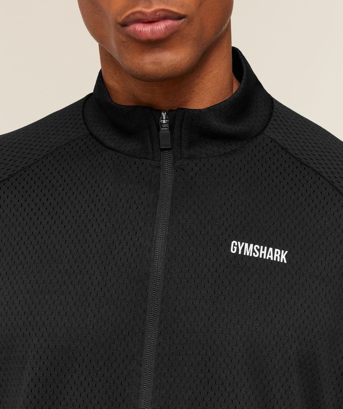 Gymshark Train Zip Through Jacket Black Maroc — 100% authentique
