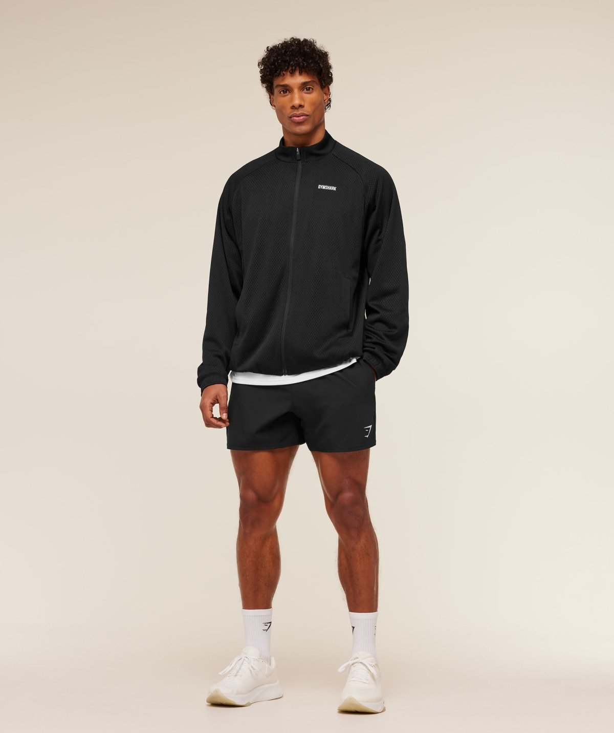 Gymshark Train Zip Through Jacket Black Maroc — 100% authentique