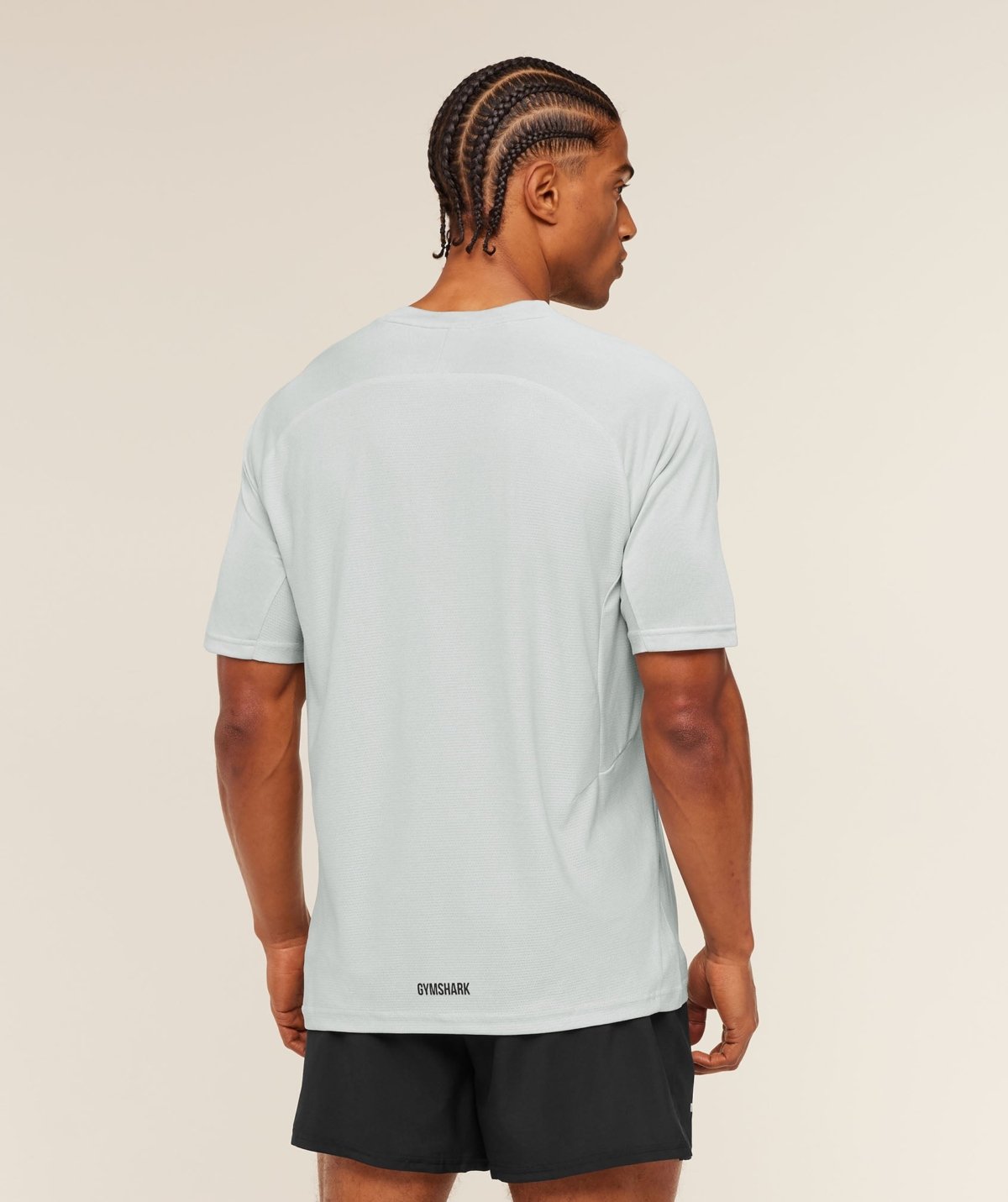 Gymshark Weekend T-Shirt Light Grey White Maroc — 100% authentique