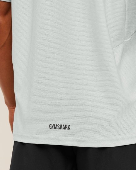 Gymshark Weekend T-Shirt Light Grey White Maroc — 100% authentique