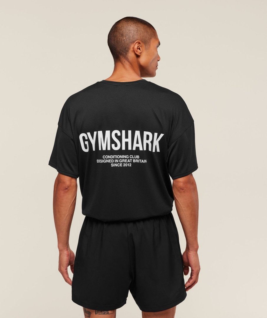conditioning club oversized t-shirt Gymshark Maroc — 100% authentique