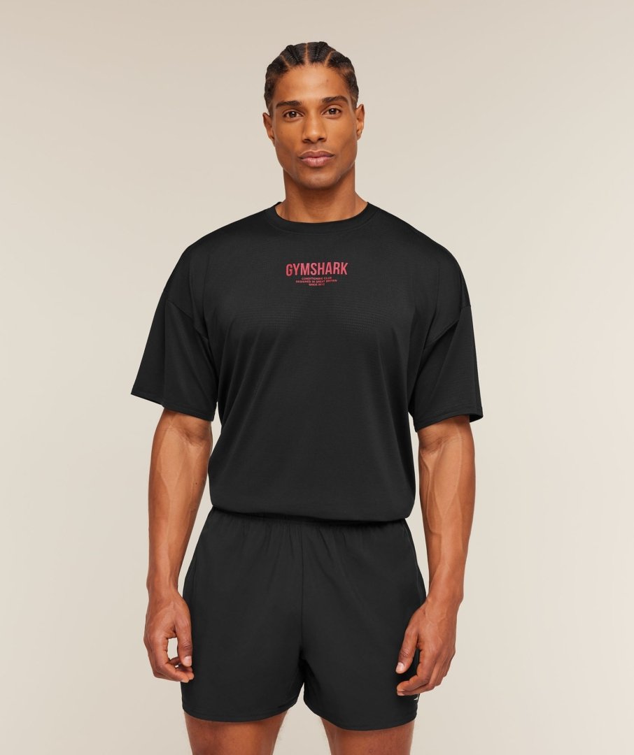 chrome graphic t-shirt Gymshark Maroc — 100% authentique