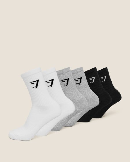 crew socks 6pk Gymshark Maroc — 100% authentique