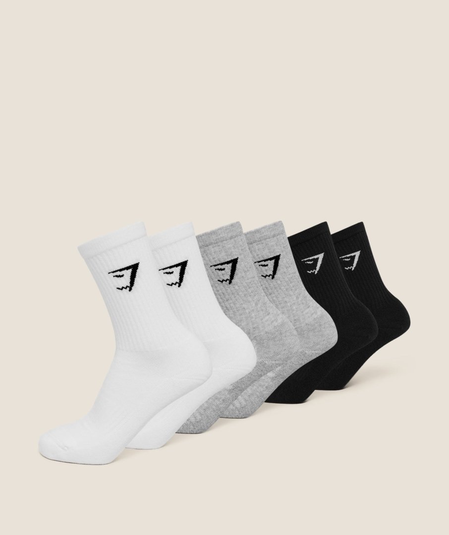 crew socks 6pk Gymshark Maroc — 100% authentique