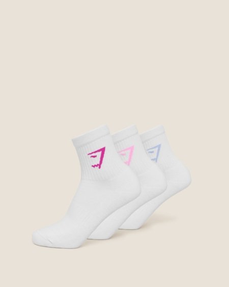 midi socks 3pk Gymshark Maroc — 100% authentique