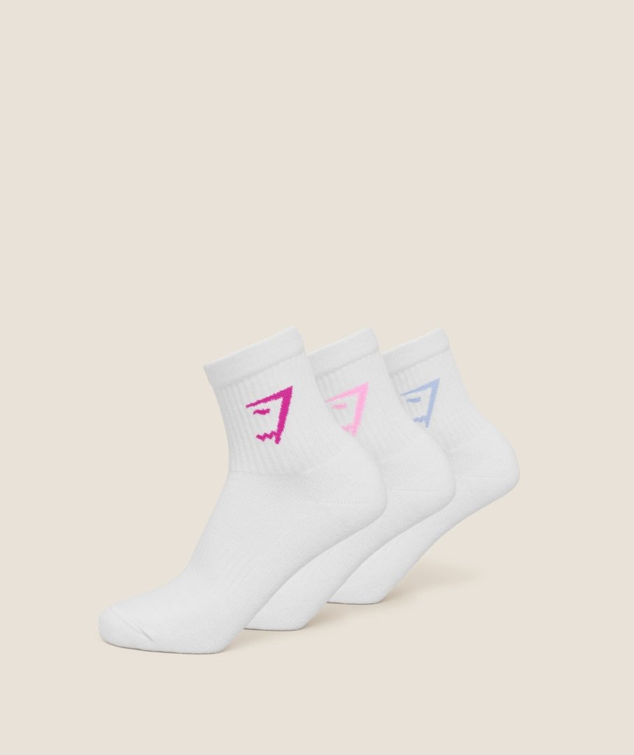 midi socks 3pk Gymshark Maroc — 100% authentique