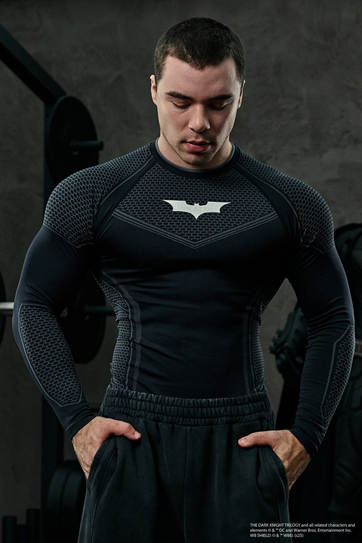 batman compression longsleeves Gymshark Maroc — 100% authentique