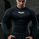 batman compression longsleeves Gymshark Maroc — 100% authentique