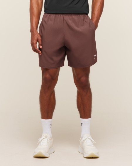 Short de Sport Gymshark Arrival marron homme