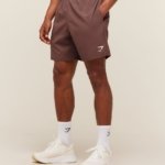 Gymshark Arrival 7" Shorts - Espresso Brown