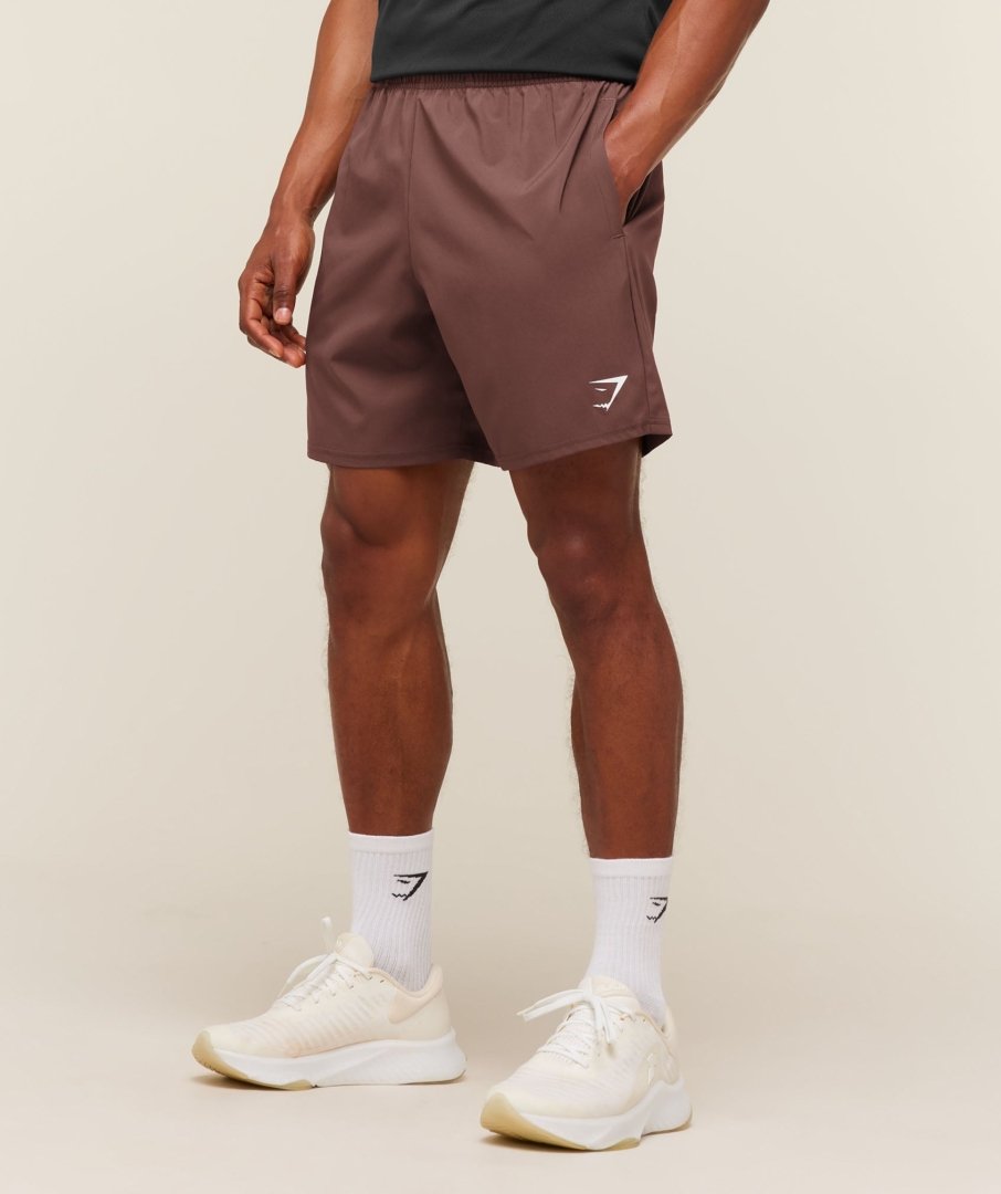 Short de Sport Gymshark Arrival marron homme