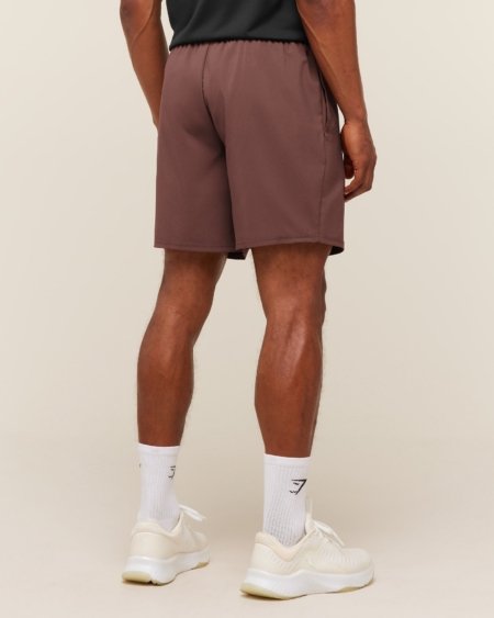Short de Sport Gymshark Arrival marron homme