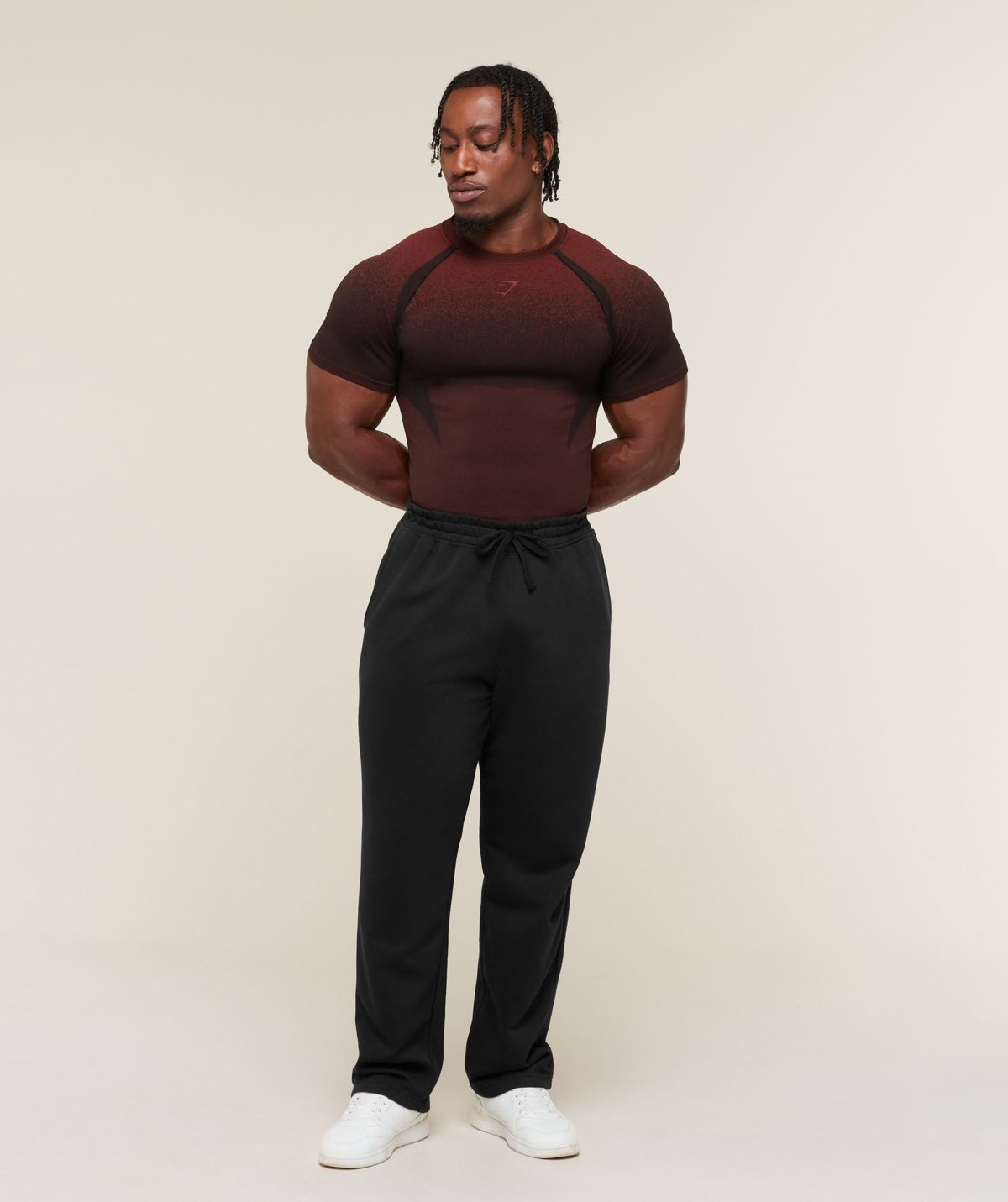 T-Shirt Gymshark Shadow rouge homme
