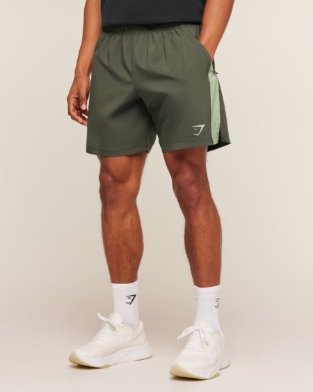 Short de Sport Gymshark Sport vert homme