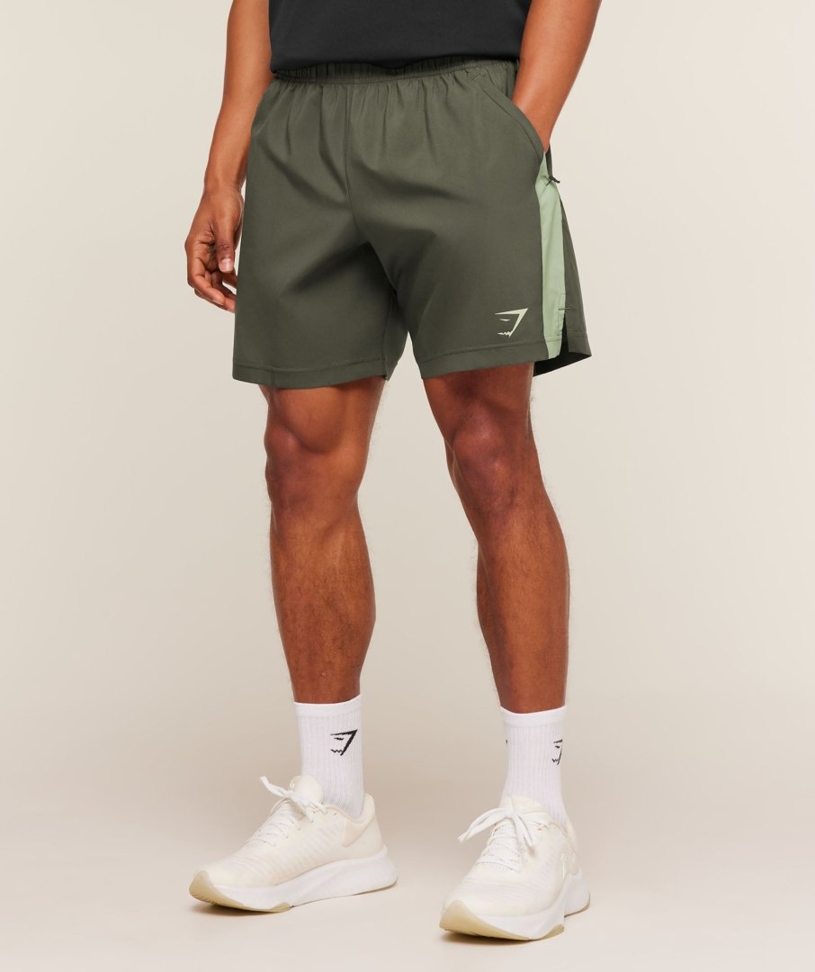 Short de Sport Gymshark Sport vert homme