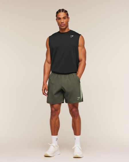 Short de Sport Gymshark Sport vert homme