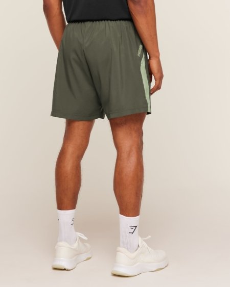 Short de Sport Gymshark Sport vert homme