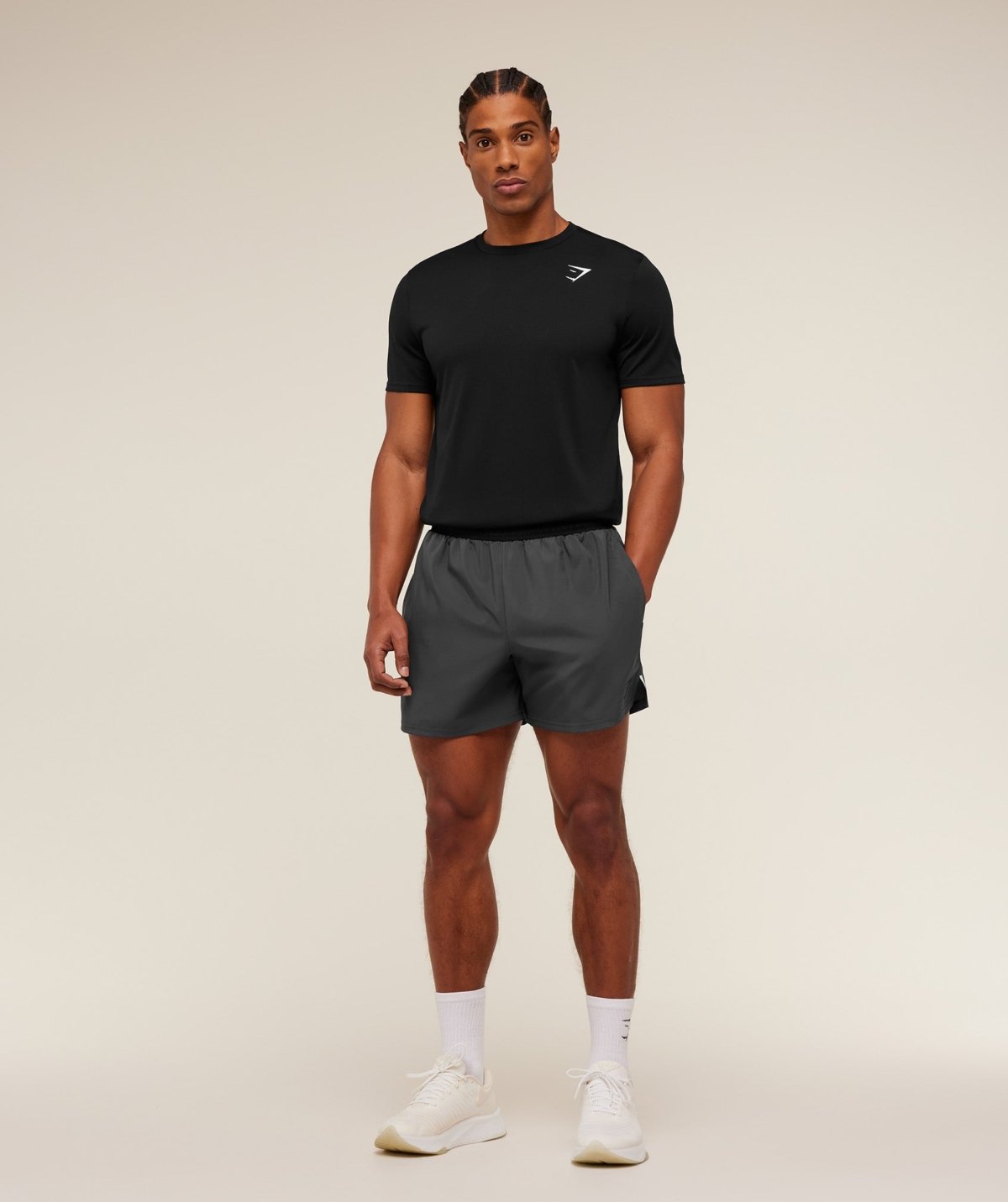 Short de Sport Gymshark Arrival noir homme