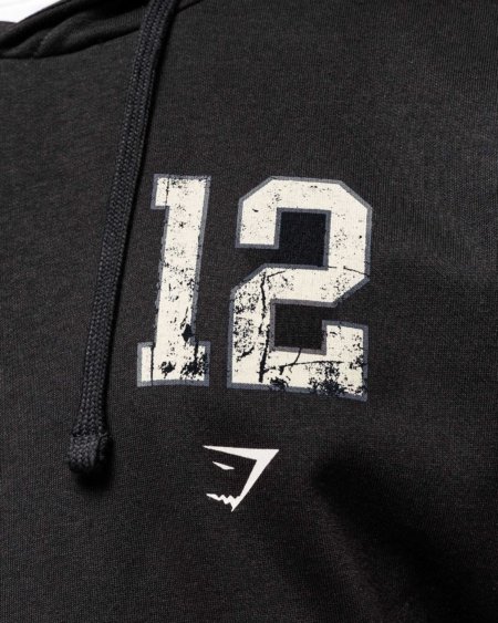 Sweat à Capuche Gymshark Campus noir homme