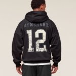 Sweat à Capuche Gymshark Campus noir homme