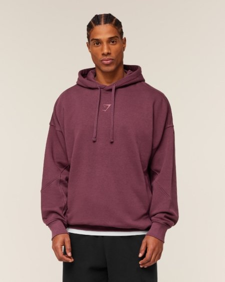 Sweat à Capuche Gymshark Power rouge homme