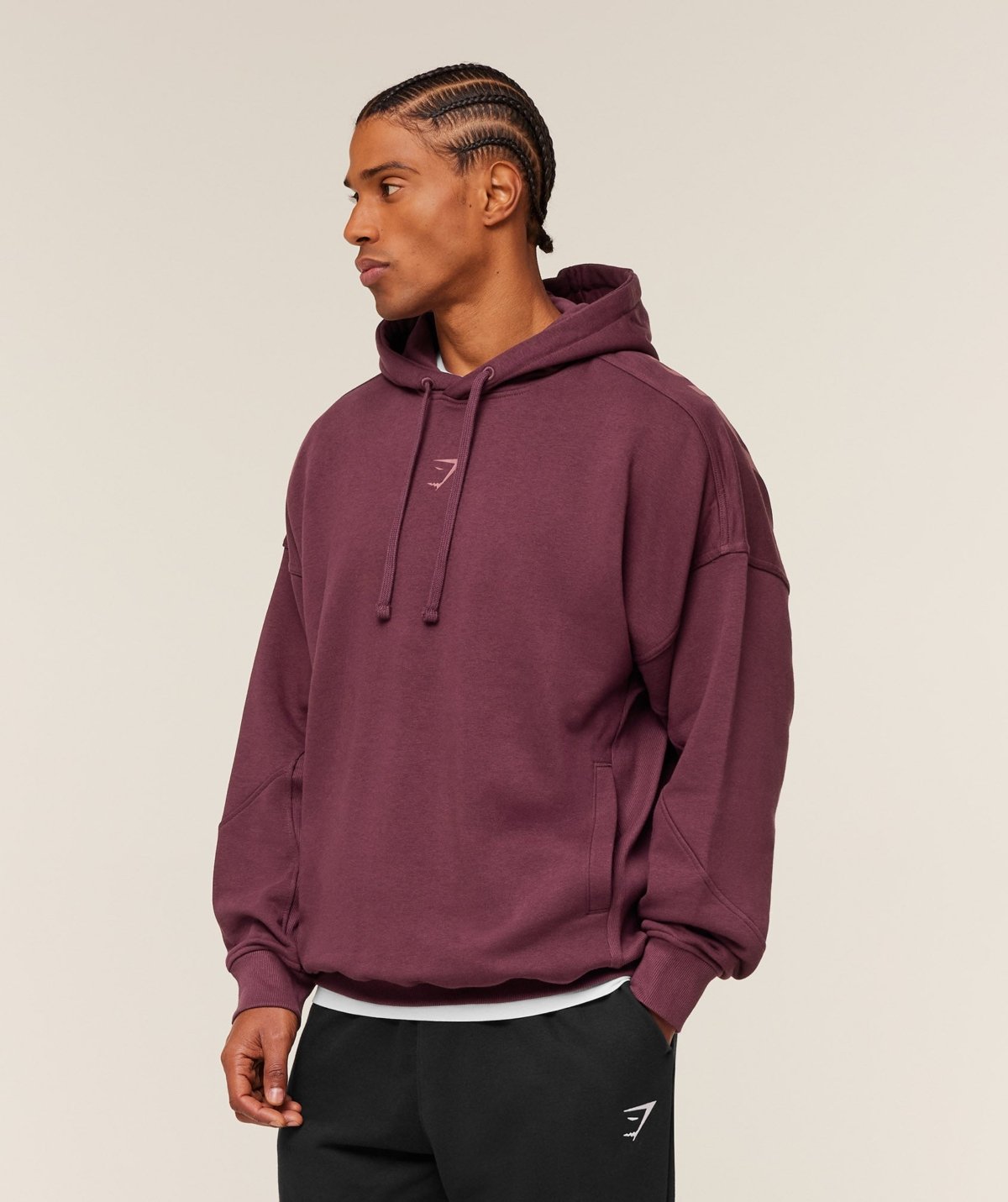 Sweat à Capuche Gymshark Power rouge homme