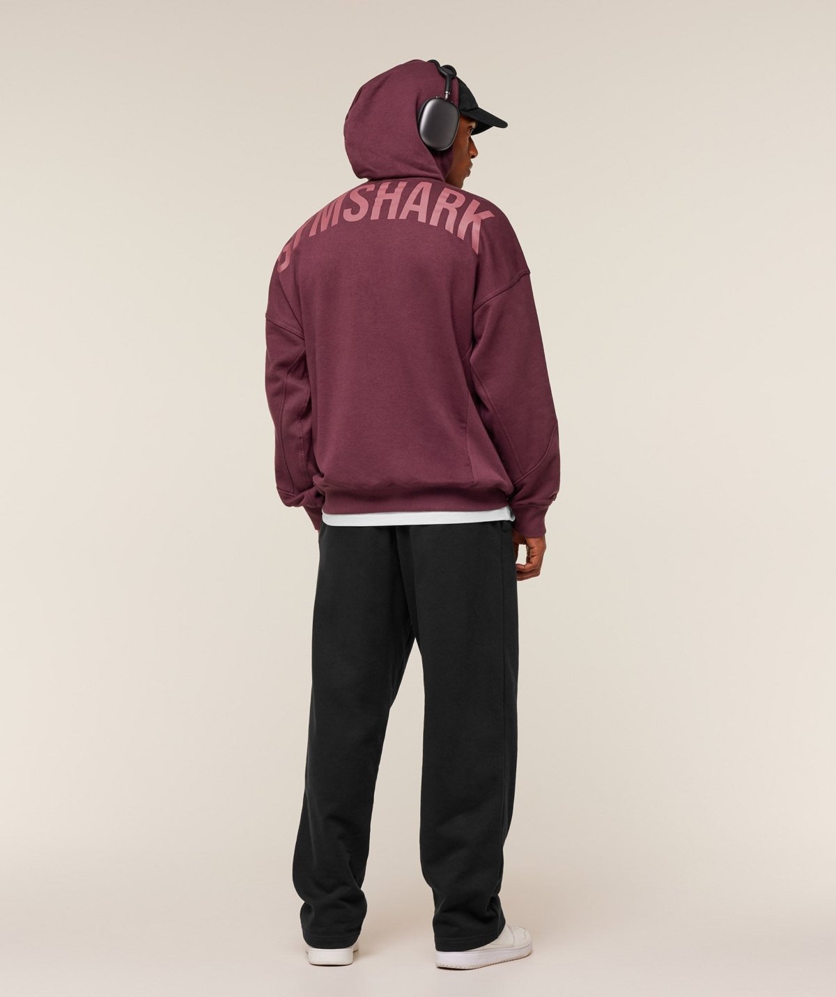 Sweat à Capuche Gymshark Power rouge homme