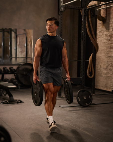Short de Sport Gymshark Sport noir homme