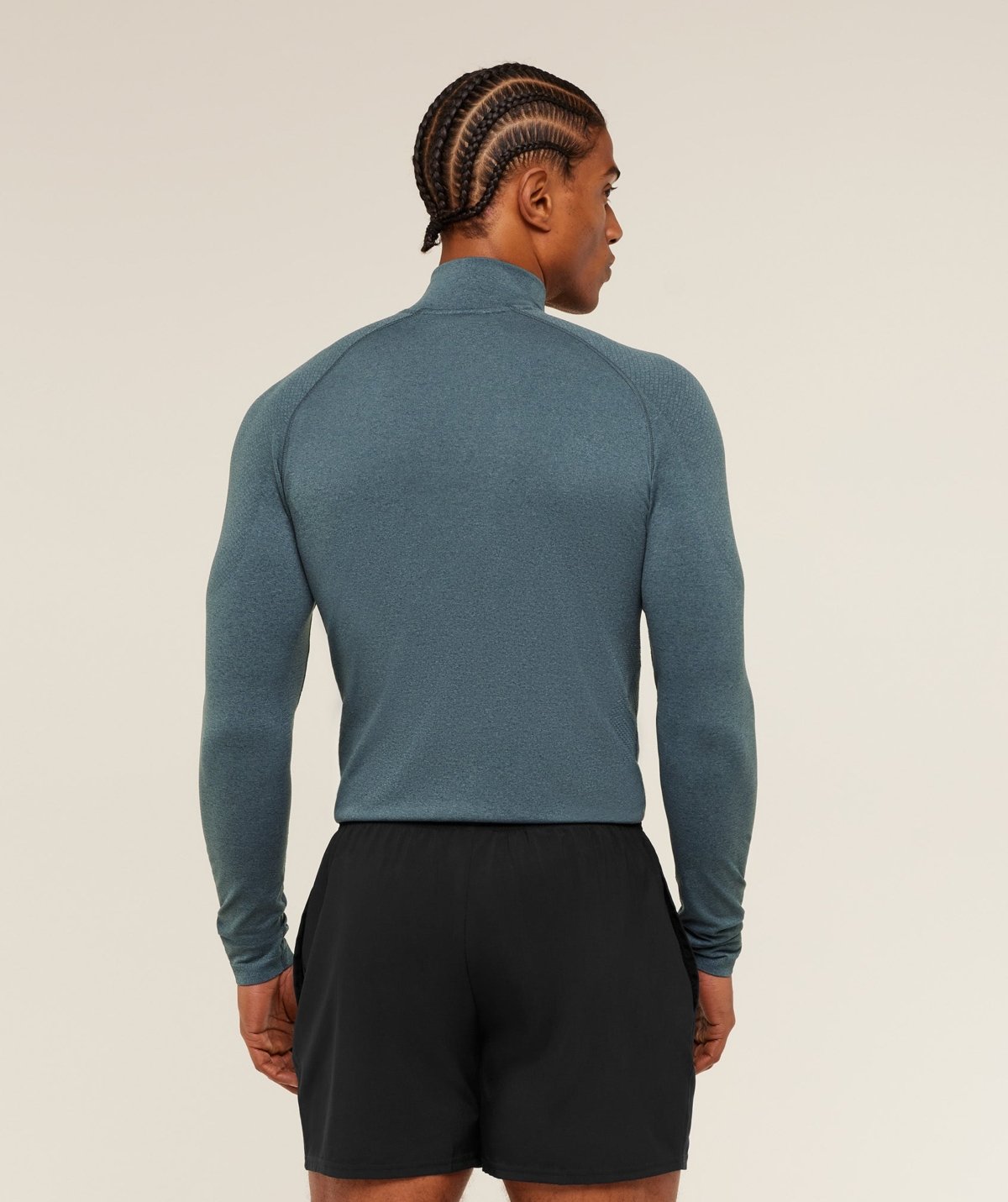 Haut Zippé Gymshark Vital noir homme
