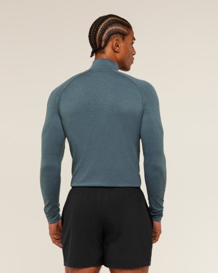 Haut Zippé Gymshark Vital noir homme