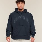 RETRO COLLEGIATE GRAPHIC HOODIE