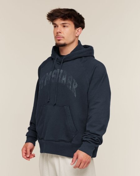 RETRO COLLEGIATE GRAPHIC HOODIE – Image 2