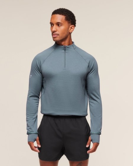 Haut Zippé Gymshark Running Homme